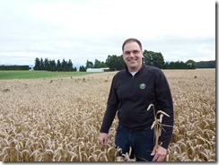Crosby out standing in the field